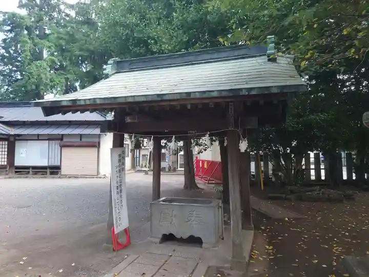 白鬚神社の手水舎