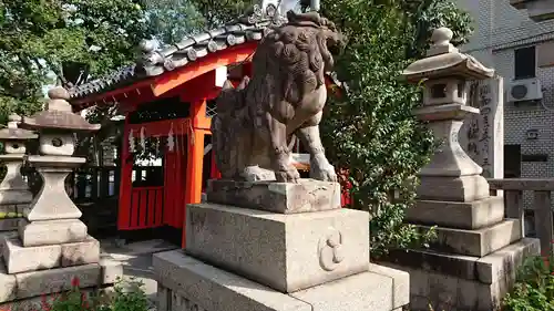 元祇園梛神社・隼神社の狛犬