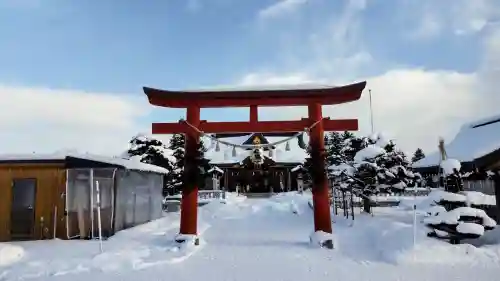 美瑛神社の鳥居