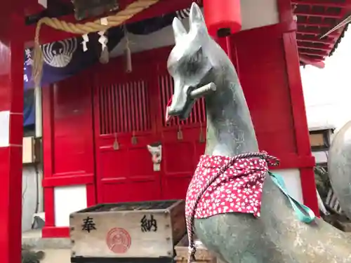 装束稲荷神社（王子稲荷神社境外摂社）の狛犬