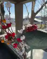 釧路一之宮 厳島神社の手水舎