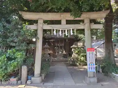 大原稲荷神社の鳥居