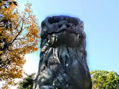 春日神社（部田春日社）の狛犬