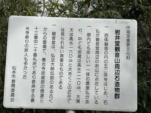 長安寺 岩井堂観音(長野県)