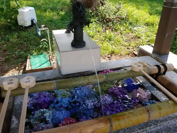 空知神社の手水舎