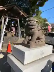 金ヶ作熊野神社の狛犬