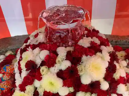 金井神社の手水舎