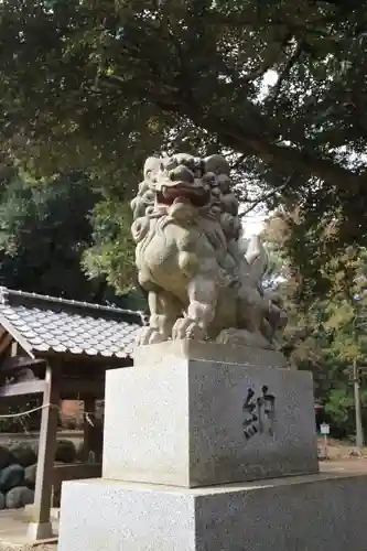 百草八幡神社の狛犬