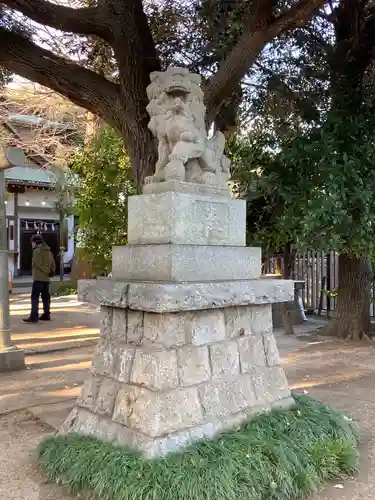 上高田氷川神社の狛犬