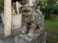 神明神社の狛犬
