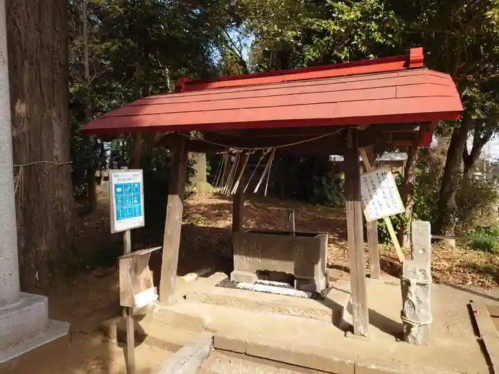 小林鳥見神社の手水舎