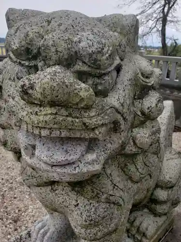 小泉神社の狛犬