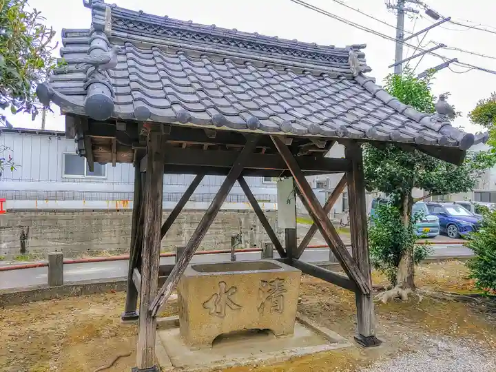 清水神社(清水町)の手水舎
