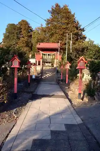 平出雷電神社の山門・神門