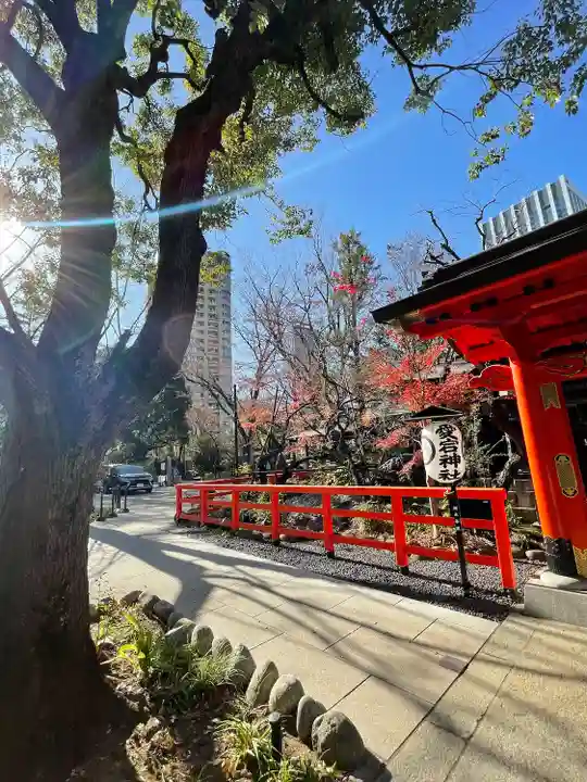 愛宕神社の庭園