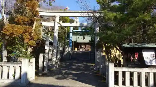 小名浜諏訪神社の鳥居