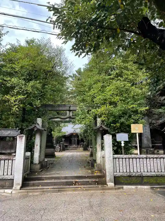 石神井氷川神社の鳥居