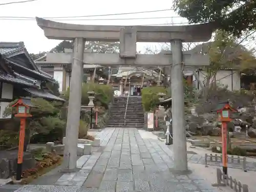 到津八幡神社の鳥居