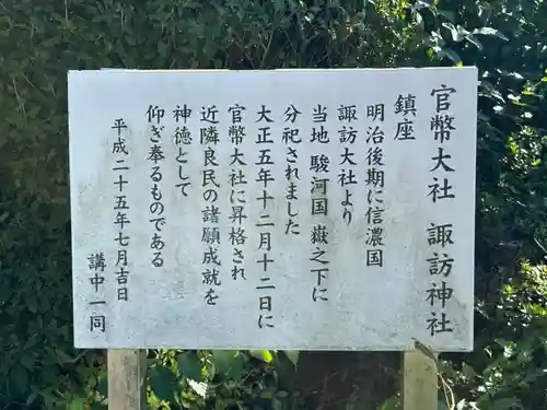 諏訪神社(静岡県)