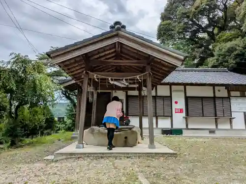 五社神社の手水舎