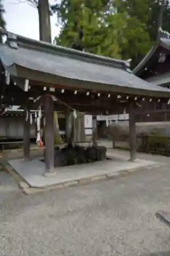 飛騨一宮水無神社の手水