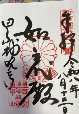 神咒寺の御朱印帳