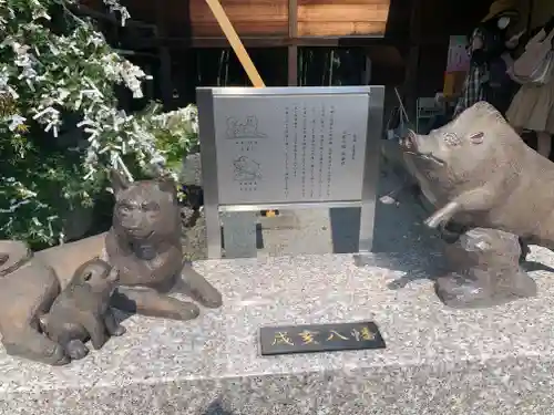 行田八幡神社の狛犬