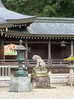 飛驒一宮水無神社の狛犬