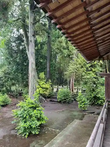 平出雷電神社の景色