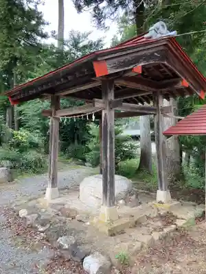 諏訪神社の手水舎