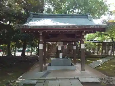 峯ヶ岡八幡神社の手水舎