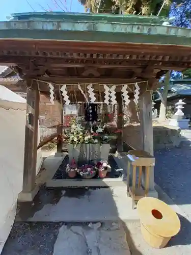 國魂神社の手水