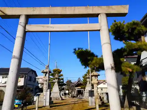 神明社（七反野神明社）の鳥居