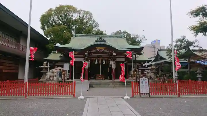 開口神社の本殿・本堂