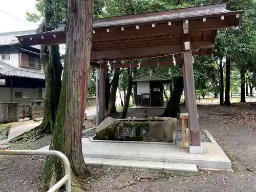 子守神社の手水舎
