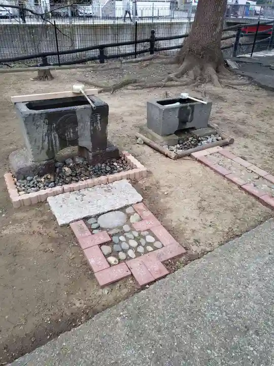 大久保青木神社の手水舎