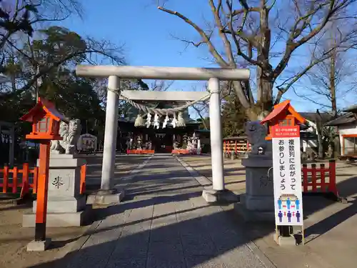 上野総社神社の鳥居