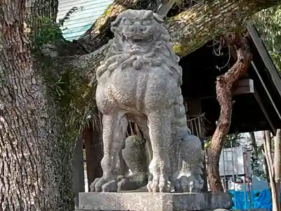 滋賀県護国神社の狛犬