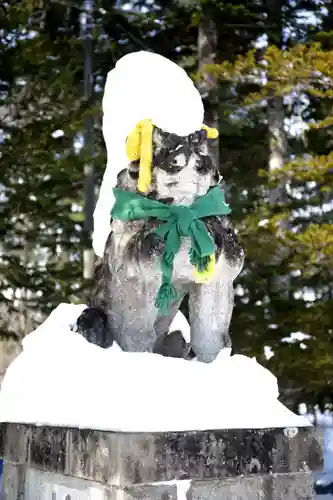 鹿追神社の狛犬