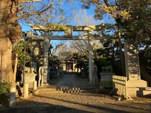 銚港神社の鳥居