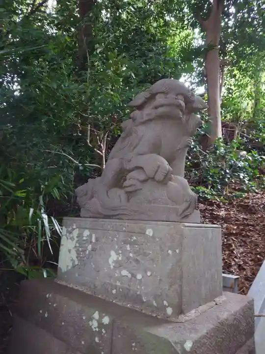 白旗神社(品濃白旗神社)の狛犬