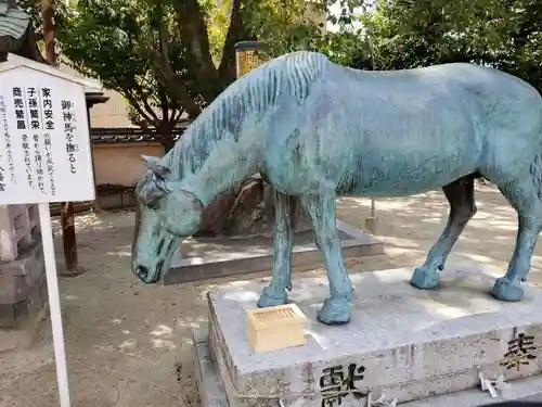 二日市八幡宮の狛犬