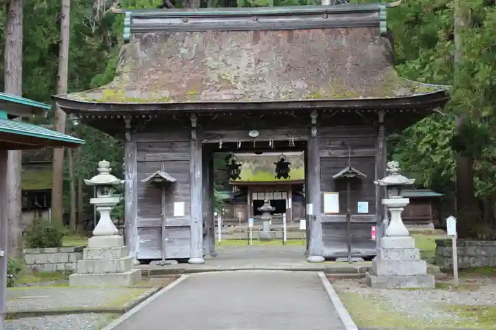 若狭姫神社(若狭彦神社下社)の山門・神門