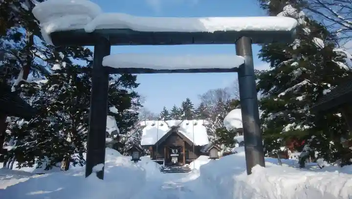新十津川神社の鳥居