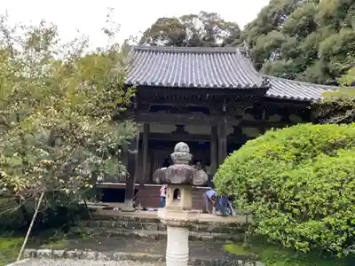 長岳寺の本殿・本堂