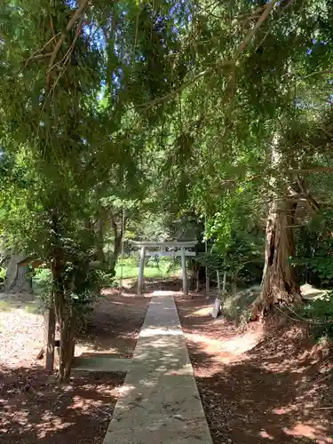 諏訪神社の鳥居