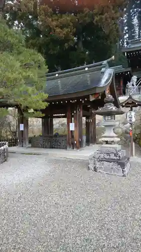 櫻山八幡宮の手水