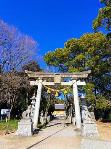 東端八劔神社の鳥居