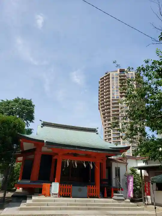 麻布氷川神社の本殿・本堂