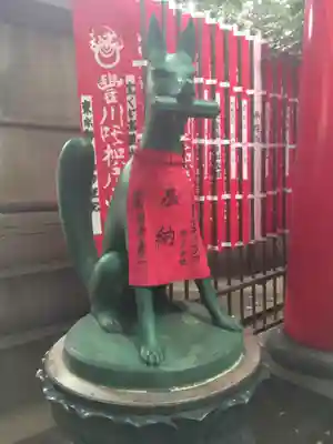 豊川稲荷東京別院の狛犬